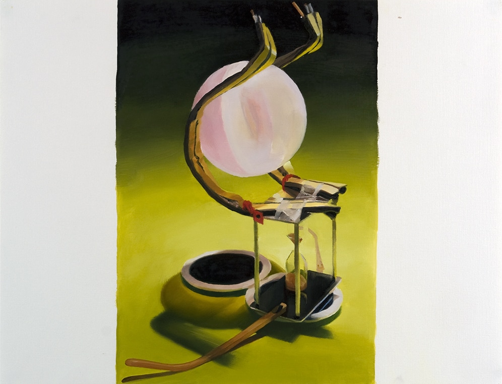 Janice McNab, D.I.Y. – ‘Exercise II’ (2013), 50cm, oil on oil paper