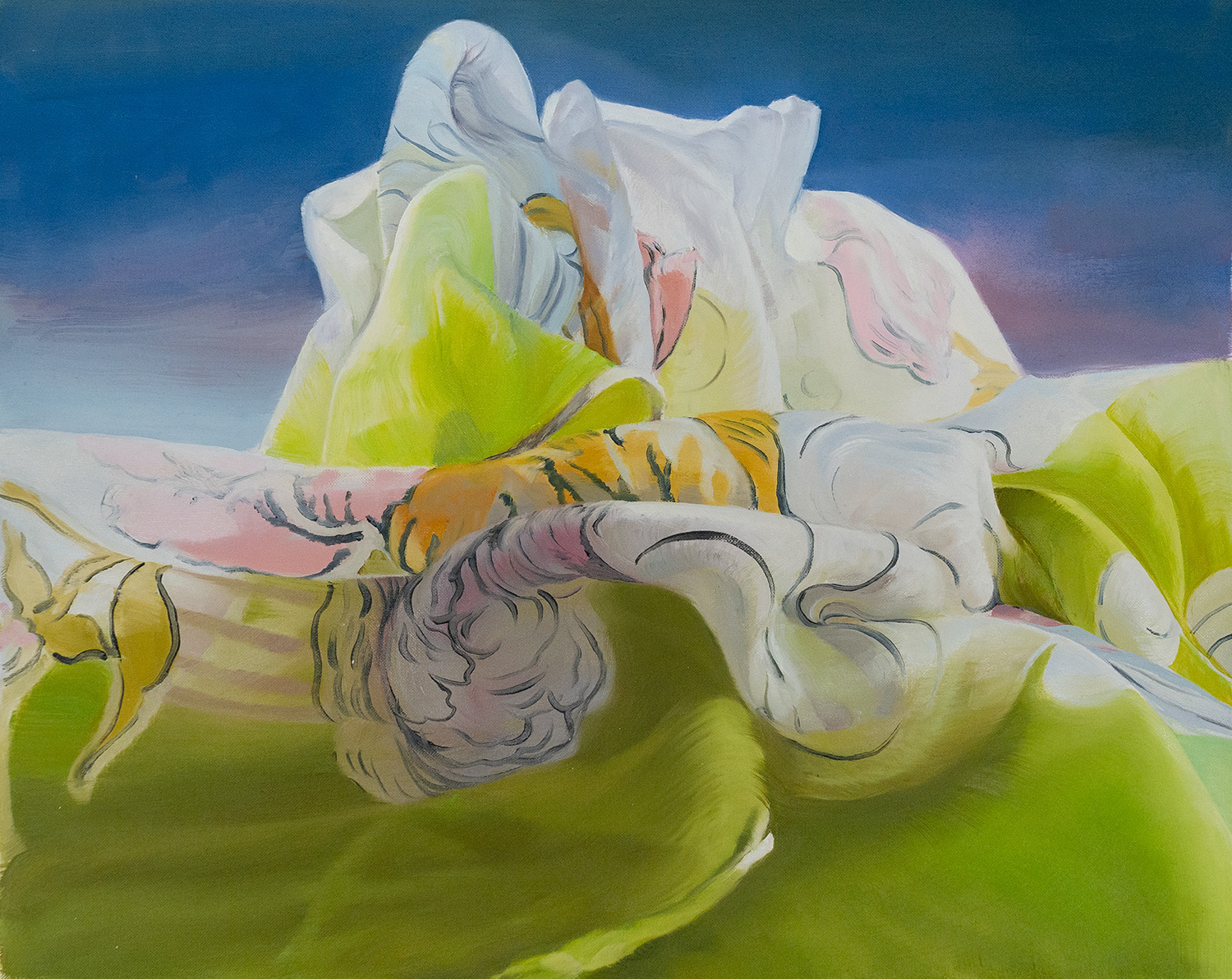 Janice McNab, Mother Mountain (2024), 50x59cm, oil on oil paper