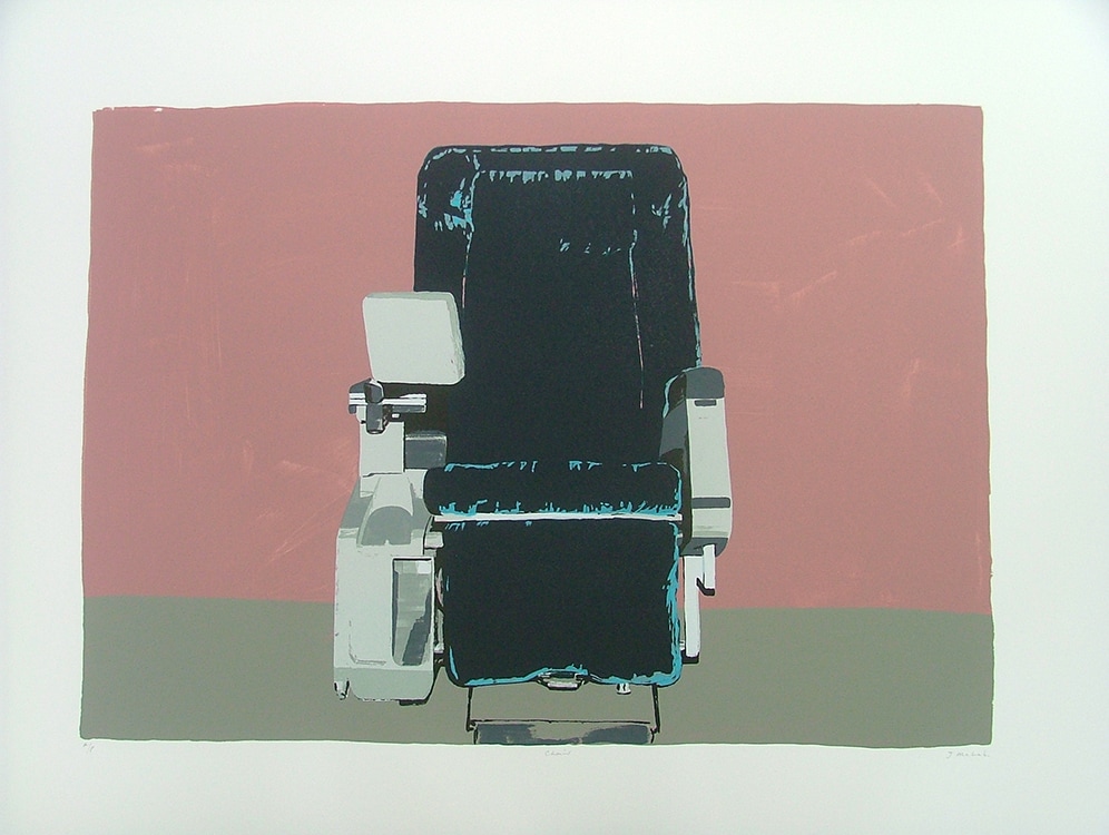 Janice McNab, Tanks and Chairs, The Chair Paintings, ‘Chair (2003)’, silk screen