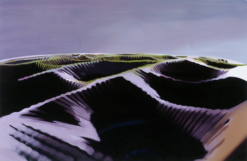 Janice McNab, The Chocolate Box Paintings ‘Land’ (2006), 80x120cm, oil on board