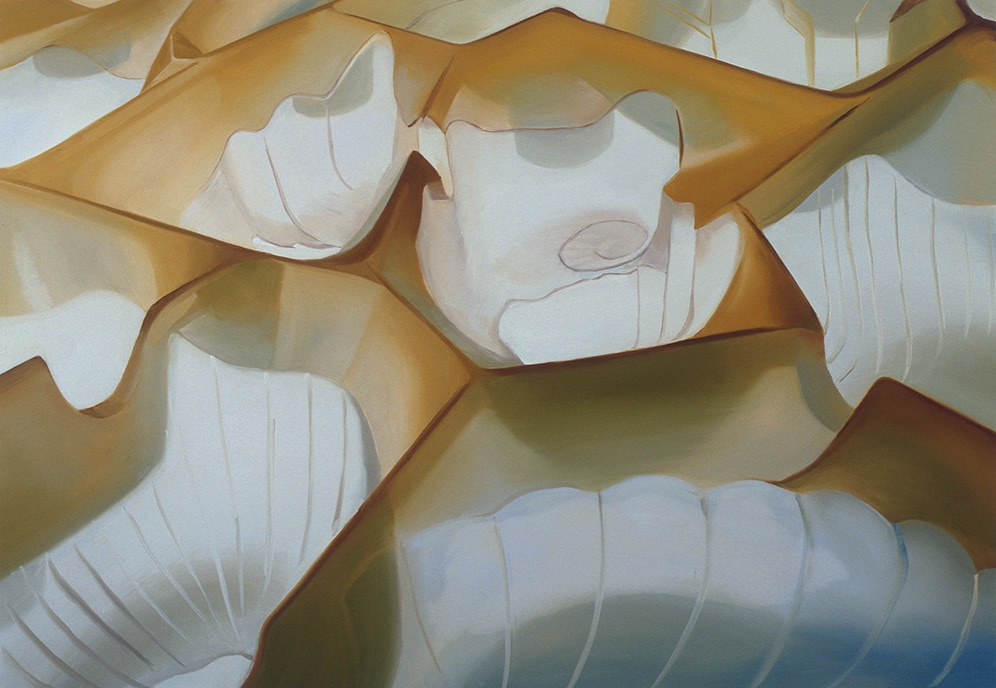 Janice McNab, The Chocolate Box Paintings ‘Sea Shells’ (2005), 110x140cm, oil on board