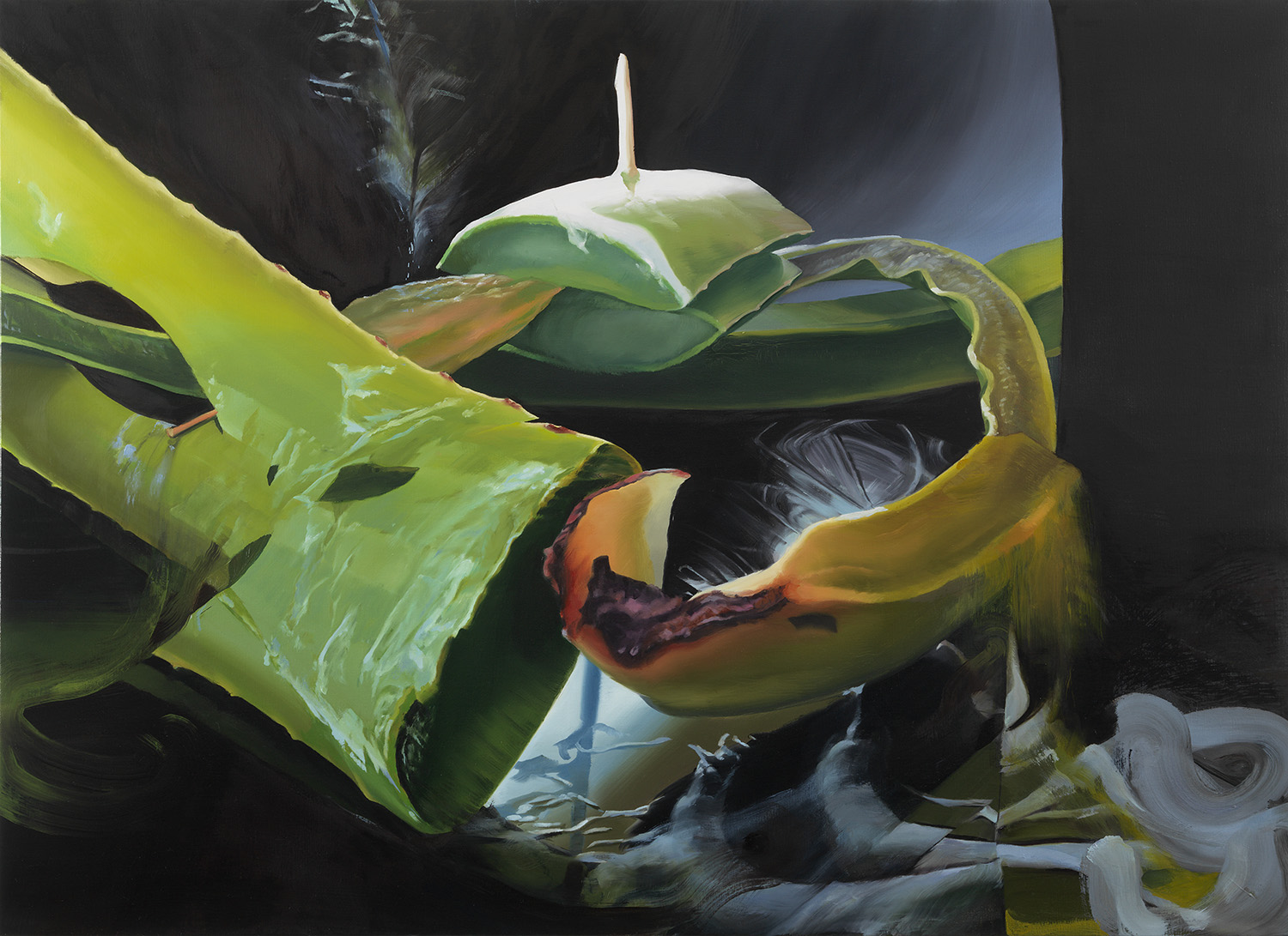 Janice McNab, Night (2022), 120x165cm, oil on linen