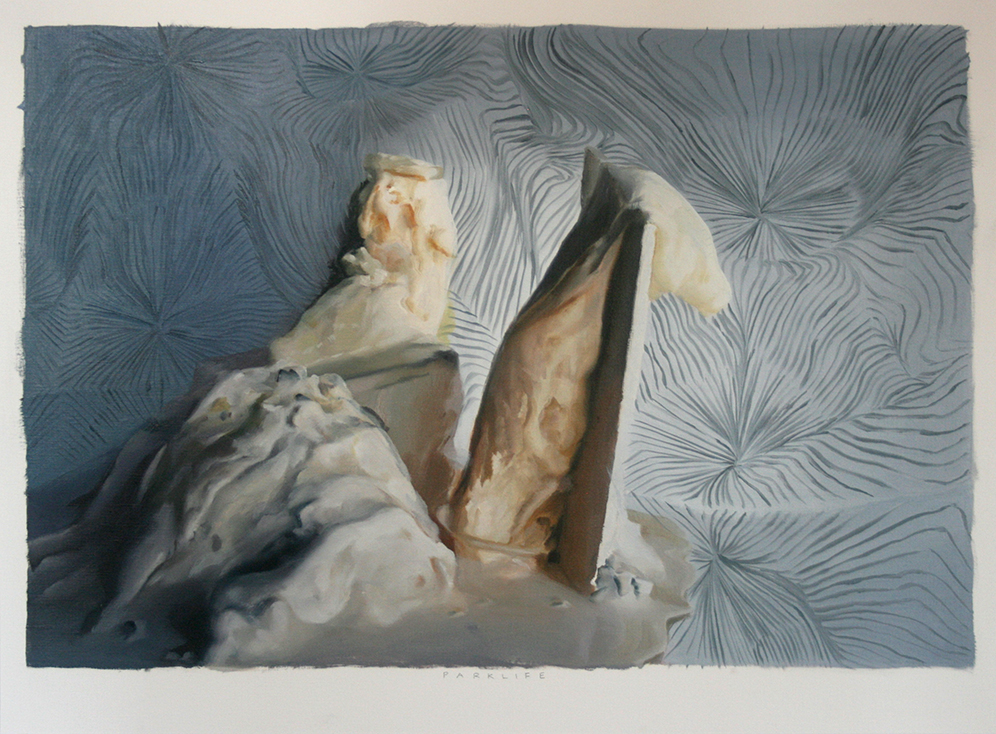 Janice McNab, The Ice Cream Paintings, ‘Park life’ (2012), 50x65cm, oil on oil paper