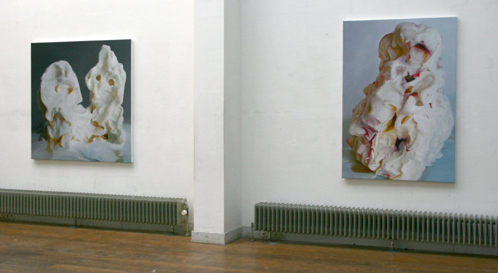 Janice McNab, The Ice Cream Paintings, Installation view, De Koninklijke Academie van Beeldende Kunsten, Den Haag, 2010