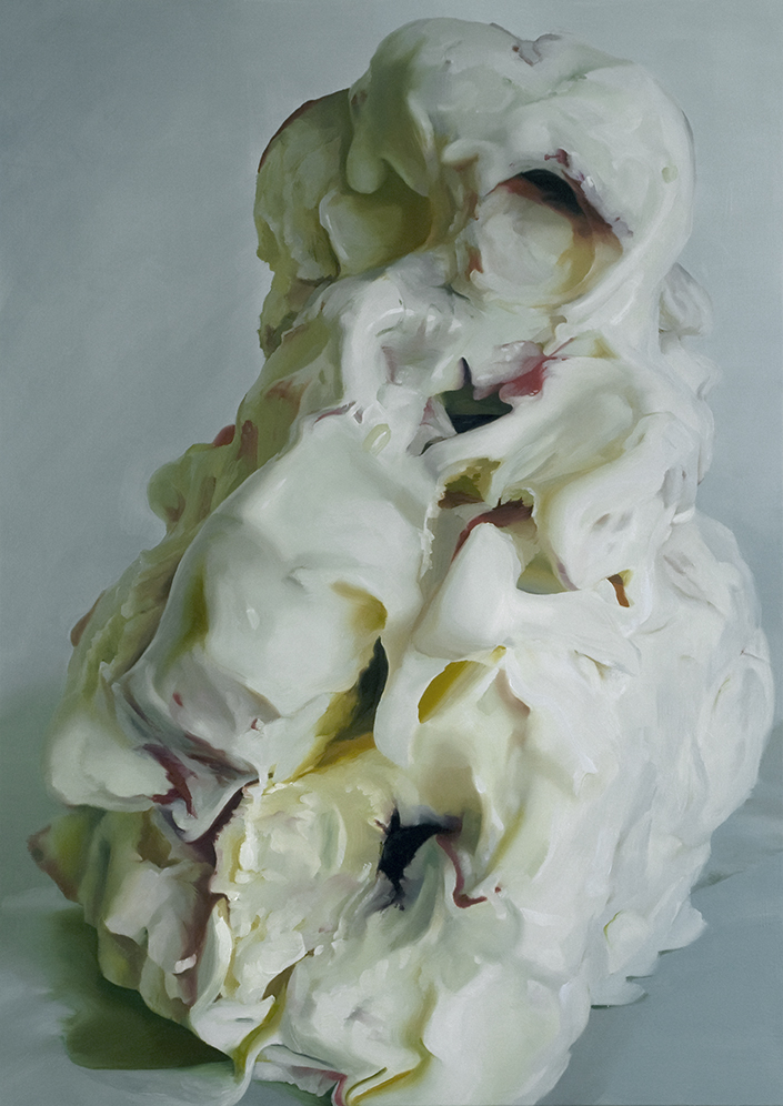 Janice McNab, The Ice Cream Paintings, ‘The White Dress’ (2010), 170x120cm, oil on linen