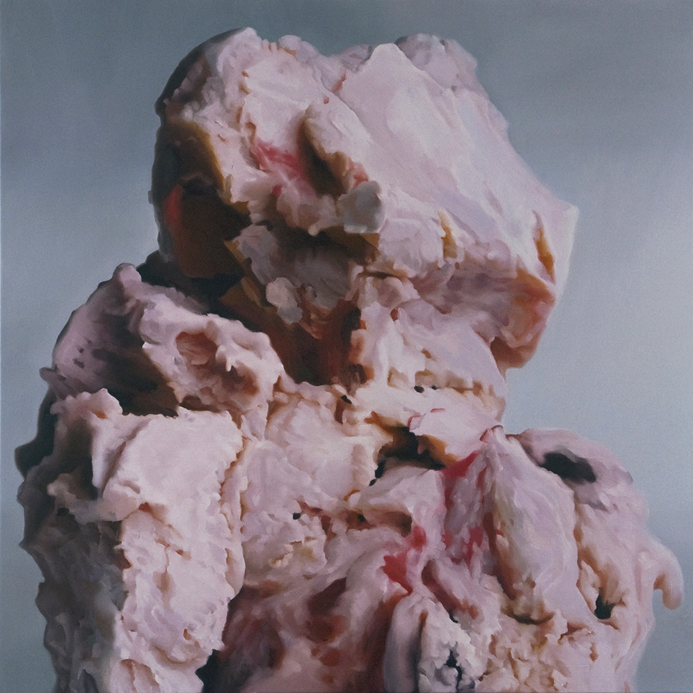 Janice McNab, The Ice Cream Paintings, ‘Soldieress’ (2010), 105x100cm, oil on linen