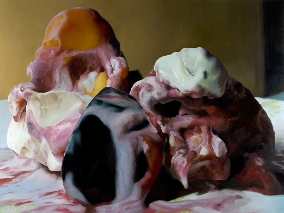 Janice McNab, The Ice Cream Paintings, ‘Bloodbathers’ (2012), 135x180cm, oil on linen