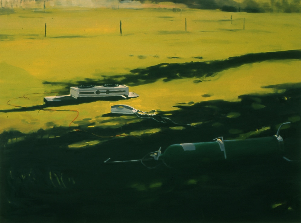 Janice McNab, The Isolation Paintings, ‘New Mexico, Anxiety’ (1998), 92x122cm, oil on board